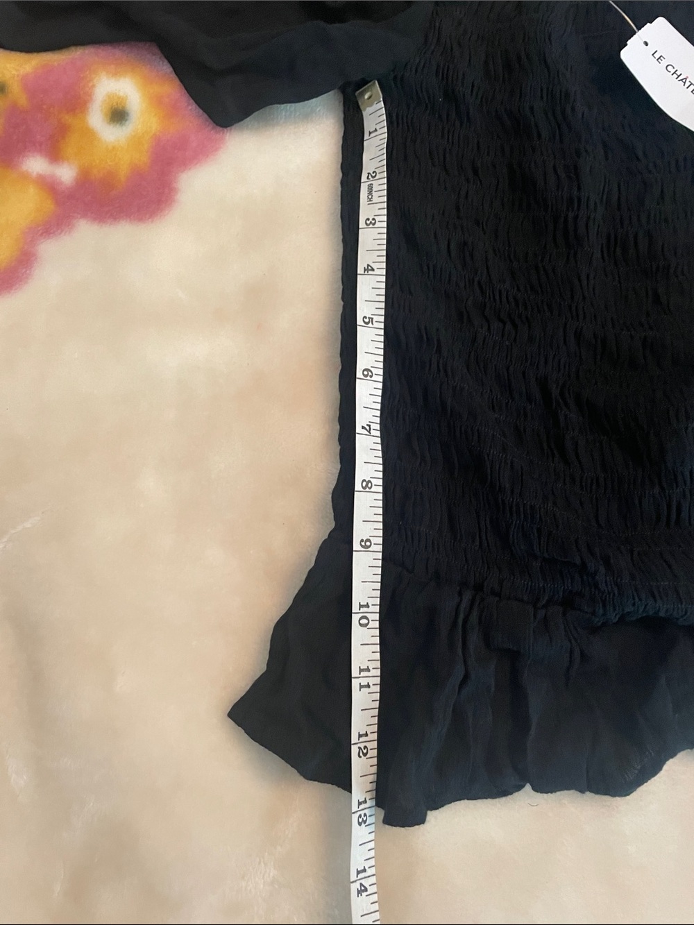 Le Chateau Black Off Shoulder Top Size SP - Picture 11 of 13